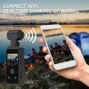 4K Ultra HD Pocket Action Camera 270° Rotatable Vlog Wifi Mini Sports Cam Waterproof Case Helmet Travel Bicycle Driver Recorder 240229