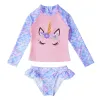 Swimwear Kids Girls Costumes Sirène Costumes Swimwear Backwear tenue Girls Swimswear Nimage Tenue d'été