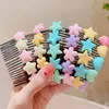 Hair Accessories Cute Colorful Heart Star Flower Comb For Girls Sweet Decorate Headband Clip Kids Lovely