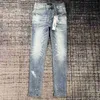 Ksubi Designer Jeans Purple Jean Mens Rise Elastic Mens Clothing Tight Skinny Jeans Designer Fashion 837