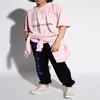 Women's Pants VETEENTS2024 French Trend Fashion Vite Cute Autumn/Winter Sanskrit Letter Printed Unisex Hip Hop Casual