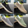 2024 casual shoes solid color black white Khaki jogging walking low mens womens sneaker classical trainers GAI