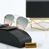 مصمم النظارات الشمسية نظارات فاخرة مستطيل Gafas de sol eyewear إكسسوارات القيادة على شاطئ الجزيرة إطار بسيطة