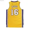 Maglie da basket Classics Retro Mesh Hardwoods Maglia Pau Gasol XS-4XL Versione 2009-10 Uomo Donna YouthH243588