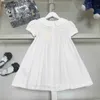 Nouvelle jupe bébé robe de princesse motifs brodés robes de fille dentelle taille 110-160 CM enfants vêtements de marque été enfant redingote 24Mar
