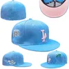 Designer Cappelli aderenti Cappello da baseball ricamato Tutte le squadre Logo Berretto in cotone unisex nuova era Snapbacks moda strada hip hop Sport all'aria aperta da uomo Berretti Berretto mix ordine taglia 7-8