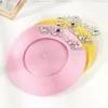 Goccia Berretto francese Spessore Strass Decorazione Senza tesa Decorazione termica Lana Artista Stile francese Cappello da pittore Copricapo da donna 240221