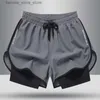 Erkek şort moda basketbol erkekler şort koşan spor pantolon yaz gündelik adam pantolon Kore moda erkek giyim günlük eşofmanları yeni Q240305