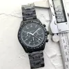 Omeg Horloges voor Mannen 2024 Nieuwe Heren Horloges Alle Wijzerplaat Werk Quartz Horloge Hoge Kwaliteit Top Luxe Merk Chronograaf Klok Mannen Mode Speedmaster Stalen Riem