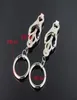 Stainless steel Bondage Gear Hard Clover Nipple Clamps with O Ring Clips Fetish Games Sex Toys Adult Products for Women1615314