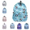 Backpack Fashion Leisure Printing Waterproof Academic Style Book Bag Lightweight Large Capacity Computer Casual