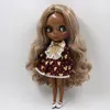 ICY DBS Blyth Doll Joint Body Brown Mix Blonde Hair30cm 1/6 BJD TOY GIRLS GIFT 240301