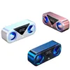 Haut-parleur Bluetooth sans fil basse stéréo affichage LED réveil 3000 mAh Volume intelligent double haut-parleurs maison téléphone portable Mini caisson de basses Audio 1MXSO