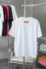 courant de marée luxe hommes lâche col rond pur coton à manches courtes de haute qualité T-shirt explosions couple chemises hommes chemise de mode