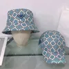 디자이너 버킷 모자 야구 캡 남성용 모자 여성 피트 모자 Casquette Femme Luxe Gorras 전체 기하학적 패턴 태양 모자