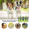 Vestuário para cães pequenos sapatos malha caminhadas botas protetor 4pcs respirável ajustável antiderrapante para corrida ao ar livre caminhada verão