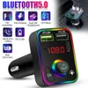 Новый Bluetooth 5.0 FM-передатчик Автомобильный комплект Адаптер Hands-Free LED Авто PD Зарядное устройство FM-плеер и с модулятором Mp3-дисплея Fast C1o3