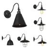 Wall Lamp Simple Personality Bedroom El Restaurant Retro Cafe American Country Loft Iron 02