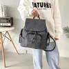 Borse da scuola Zaino in pelle moda Borsa a tracolla vintage da donna Borsa da viaggio ad alta capacità per ragazze Mochila Feminina