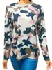 Women's T Shirts 2024 Spring Clothing Loose Round Neck Long Sleeve Camouflage Printed T-Shirt Top