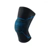Наколенники 1 шт. вязаный силиконовый 3D поддерживающий бандаж надколенника баскетбольный компрессионный эластичный рукав защита ног 2024
