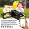 Digitaler WIFI-Camcorder 720P Full HD 16MP DV-Digitalvideokamera 270-Grad-Drehbildschirm 16X Nachtaufnahme-Zoom-Camcorder 254 km