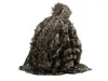 Jachtsets Camo 3D Leaf Cloak Yowie Ghillie Ademend Open Poncho Type Camouflage Birdwatching Windjack Sniper Suit Gear14514384