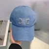 Cowboy Baseball Cap Water Diamond Letter Embroidery Designer Hat Casual Style Trucker Hats Outdoor Trendy Casquette