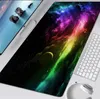 الفضاء غير المجردة مجرة ​​الفأر قفل حافة الحافة mousepads الألعاب mousepad لوحة المفاتيح لوحة الفأر اللوحة المحمول من وسادات Mouse Mouse Office MAT7678747