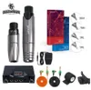 Dragonhawk Mast Tour Tattoo Kit 2 Nieuwste Rotary Tattoo Guns Dubbele voeding Naalden Tattoo Supply1869889