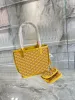 Дизайнеры Anjou MiNi Tote Сумки Сумки 2022 Роскошные парусиновые кожаные сумки на ремне Totes Cross Body Lady Модельер Кошельки Sho279u