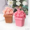 Candles 7-19cm Rose pot candle silicone mold Sunflower tulip bouquet candle silicone mold Christmas decoration Flower resin gypsum mold