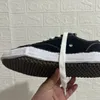 Maison Mihara Yasuhiro Peterson OG Sole Low Cut Мужчины Женщины Люксовый бренд Дизайнерская обувь Повседневная MMY Черная парусиновая обувь Большой европейский размер 36-47