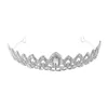 Fermagli per capelli Prom Gioielli da sposa Fascia per capelli Lega Argento Accessori color Tiara nuziale Ornamenti Copricapo Corona