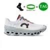 Haute qualité Designer hommes Cloudmonster chaussures de course femmes Cloud monster x 3 Shif léger Designer baskets Undyed blanc entraînement et cross trainers hommes ou