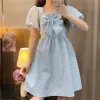 ドレス服MIDIかわいい妖精の女性ドレス2023 Kawaii白い誕生日女性用ドレスxxl