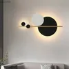 Vägglampa modern led vägglampa atmosfär sconce för levande matsal sovrum hotellhallen