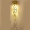 Lámpara de pared Lámparas LED retro americanas para sala de estar Interior moderno Decoración para el hogar Pasillo Pasillo El Invitado Luces Iluminación