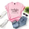 T-shirt Twilight Forever The Complete Saga T Shirts Women Summer Movies Kristen Stewart Robert Pattinson Tee Shirt Cotton Short Sleeve