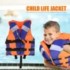 Gilet de sauvetage pour enfants avec bandes réfléchissantes de sifflet gilet de sauvetage pour la pêche en bateau à la dérive Sports nautiques produits de sécurité aquatique 240219