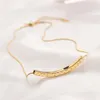 2024 Rose gold Necklace Louiseities Women's Necklace Viutonities Gold Chain Luxury Jewelry Adjustable 18K gold Fashion Wedding Party Accessories Couple 1225