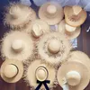 Wide Brim Hats Bucket Hats 2024 Summer Rafia Womens Holiday Straw Hat Panama Womens UPF Travel Beige Cork Beach Hat Accessories J240305