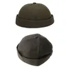 Ball Caps Autumn Winter Men Women Skullies Hat Adjustable Brimless Dome Melon Hip Hop Cap