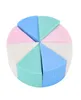 8pcslot Candy Color Triangle Shaped Makeup Sponge Soft Magic Face Cleaning Cosmetic Puff Cleansing Wash Face Makeup4187900