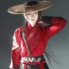 Chinesische Seidenrobe alter Ritter Hanfu Männer Frauen aldult Kimono Schwertkämpfer Traditionelles Vintage Ethnisches Cosplay Tanzkostüm 240320