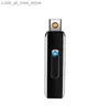 Accendini Interruttore tattile luce di ricarica antivento USB luce di ricarica accessori elettronici per fumatori Q240305