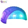 wholesale Tente gonflable personnalisée de dôme d'éclairage de LED de 10x10x4.5mH (33x33x15ft) pour le dôme d'accessoire de scène igloo jouets de fête de mariage sports