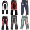 jeans hommes designer jeans haute qualité mode hommes jeans style cool luxe designer denim pantalon en détresse déchiré biker noir bleu jean slim fit moto