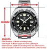 Steeldive SD1970 Biała data Tło 200m WateProof NH35 6105 Turtle Automatic Dive Diver Watch 240220