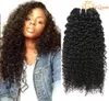 Paquetes de cabello rizado rizado brasileño Extensiones de cabello humano rizado virgen sin procesar 30 pulgadas Tejidos de cabello virgen rizado rizado brasileño 8302180